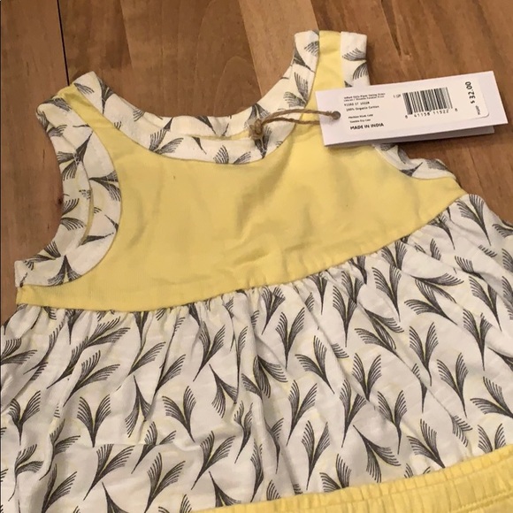 Baby Girl Organic Cotton Dress NWT - Picture 4 of 4
